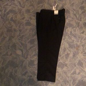 Oak Hill Microfiber Flat Front Pants 48W x 30L